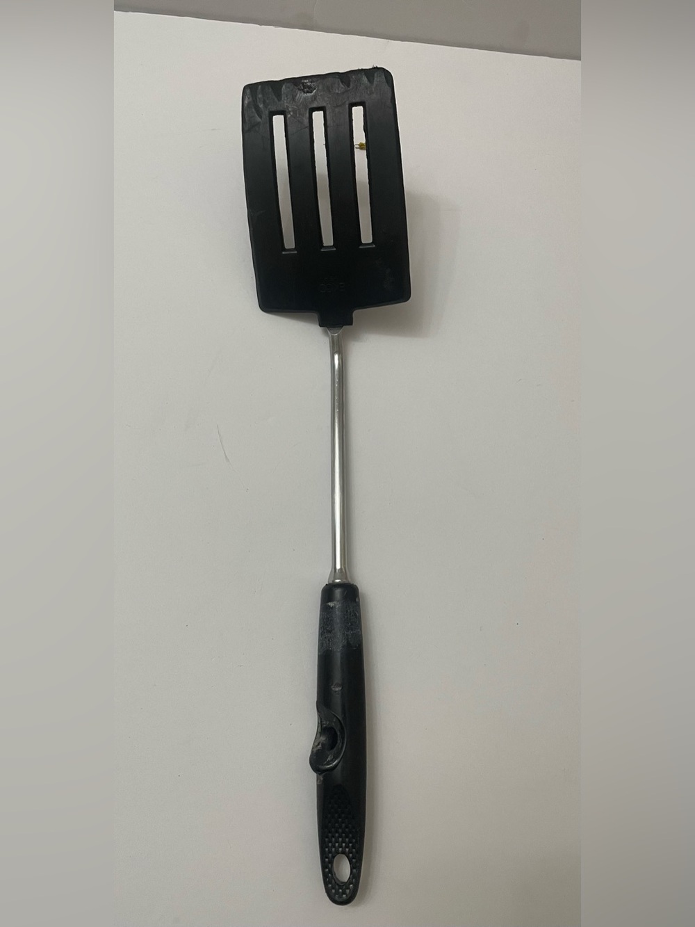 Vintage Ekco Slotted Nylon Spatula Turner Flipper Black Plastic  Handle